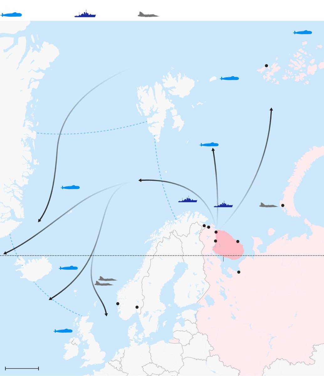 Gerashchenko_en's tweet image. Russia is amassing nuclear weapons and attack submarines in the Arctic Circle as it prepares for war with Nato, Norway’s defence minister has warned, the Telegraph reports.
▪️ "Russia is building up on the Kola peninsula ... where one of the largest arsenals of nuclear warheads…