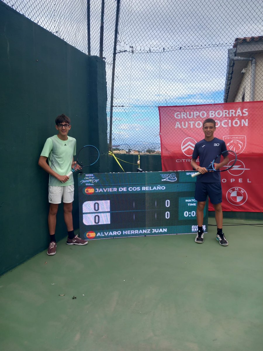 📣 MÁSTER NACIONAL RPT MARCA JUNIOR CUP CIUDAD DE CEUTA-CSIF: Finalizamos la jornada con la final de la categoría individual masculina Sub-14 entra entre los jugadores Javier de Cos y Álvaro Herranz <a href="/YasinHarrus/">Yasin Harrus</a> <a href="/luismediero/">Luis Mediero</a> <a href="/rptenis/">RPTenis</a> <a href="/RFETenis/">Tenis España</a> <a href="/jorditamargo/">Jordi Tamargo</a> <a href="/GobiernodeCeuta/">Gobierno de Ceuta</a>