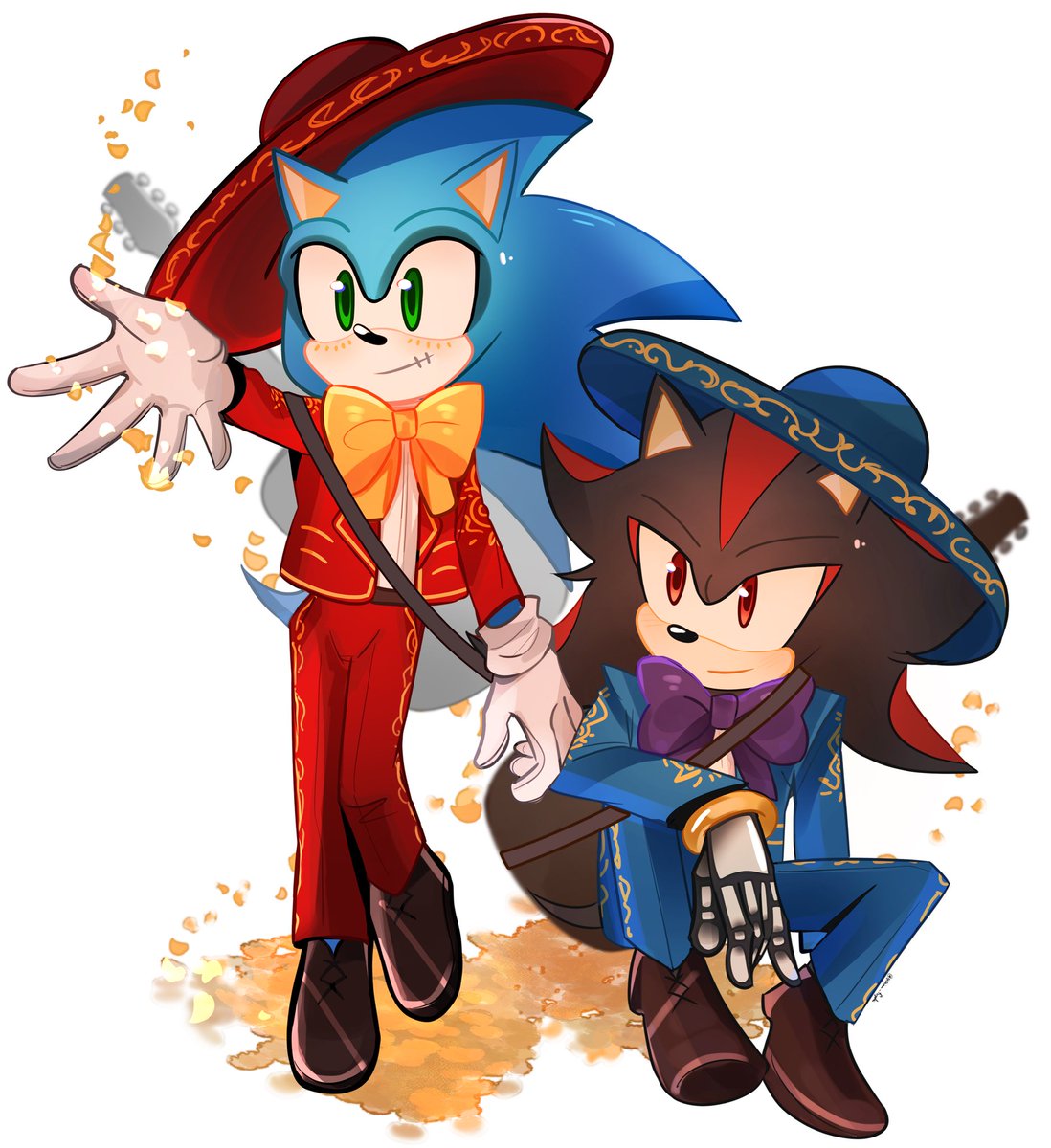Yukina_fuyuki's tweet image. Day 10 : Skull💀🍂  #sonictober2025
#sonadow #Shadonic
