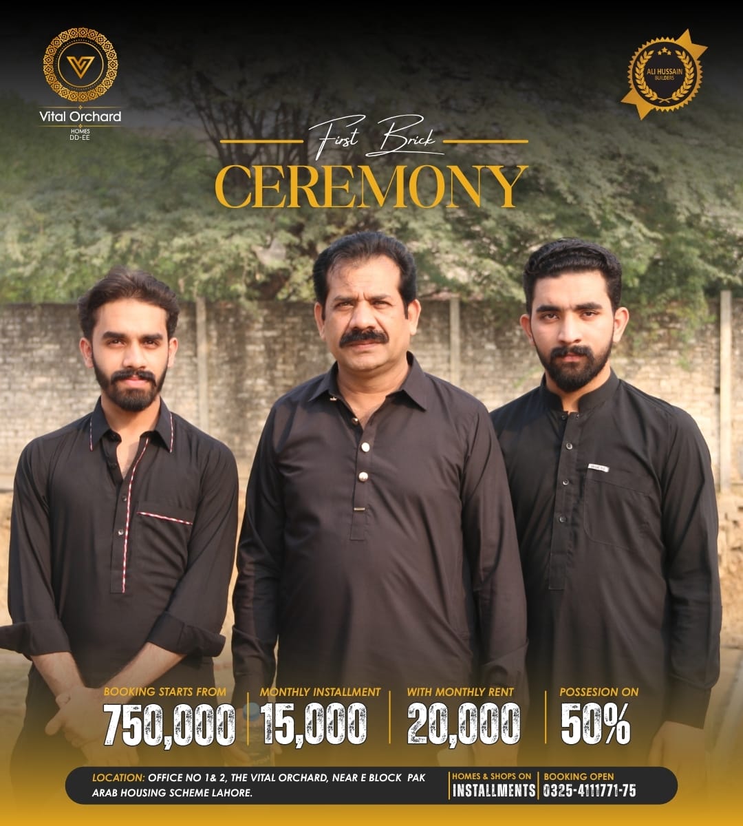 thevitalorchard's tweet image. Construction officially begins — turning dreams into reality brick by brick! 🏗️💚

✅ Booking from 7.5 lac
✅ Installment like rent
✅ 50% par possession

📞 WhatsApp: +92 325 4111771

#TheVitalOrchardHomes #FerozpurRoadLahore #LahoreProjects #DreamHome #PropertyInvestment