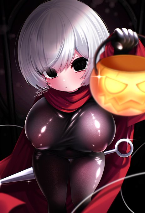 ▒ハロウィンの予行練習中·····❤️ 