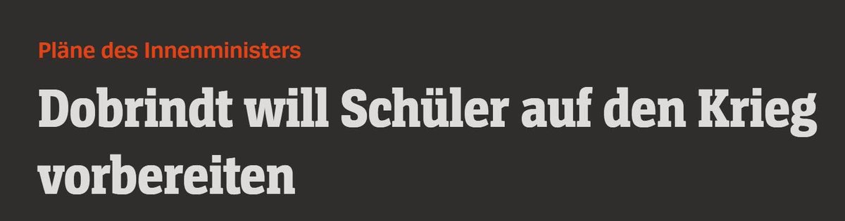 Doperind selbst war übrigens nicht beim Bund.