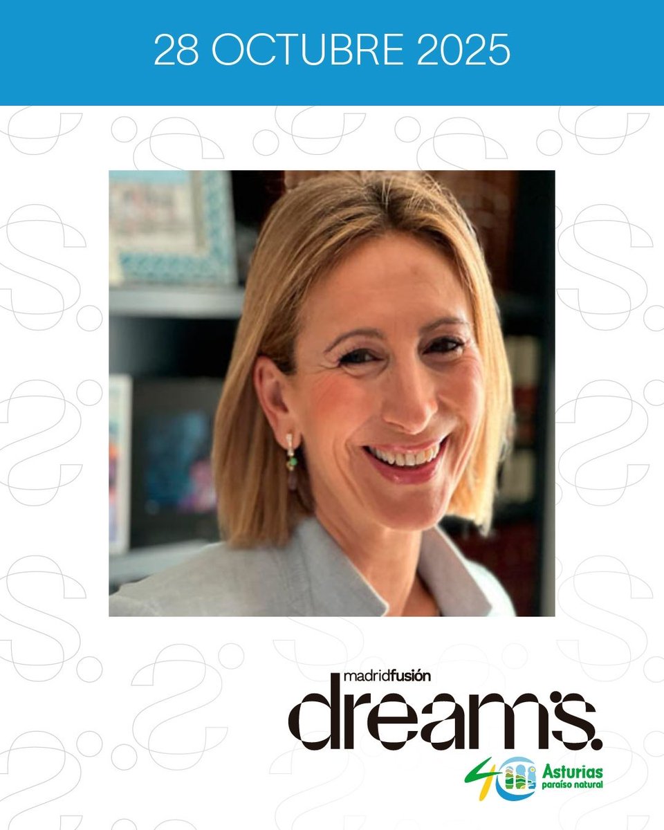 #madridfusiondreamsasturias 
Mercedes Iborra, CEO de VisualNAcert tercera generación de agricultores e ingeniero agrónomo por la Universidad Politécnica de Valencia, ha desarrollado su trayectoria profesional combinando diversas experiencias empresariales. <a href="/TurismoAsturias/">TurismoAsturias</a>