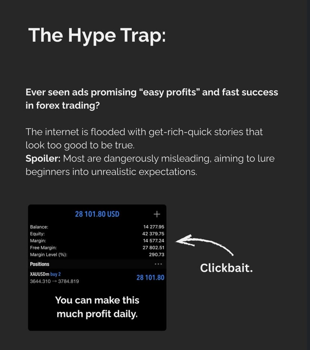 AMIRFOREX_'s tweet image. Forex isn’t a scam — but there are plenty of scams hiding inside it. The truth? The “get-rich-quick” promises are what lead most traders astray. From fake brokers to miracle robots, these traps feed on impatience and FOMO.

#amirforex 
#professionaltrader