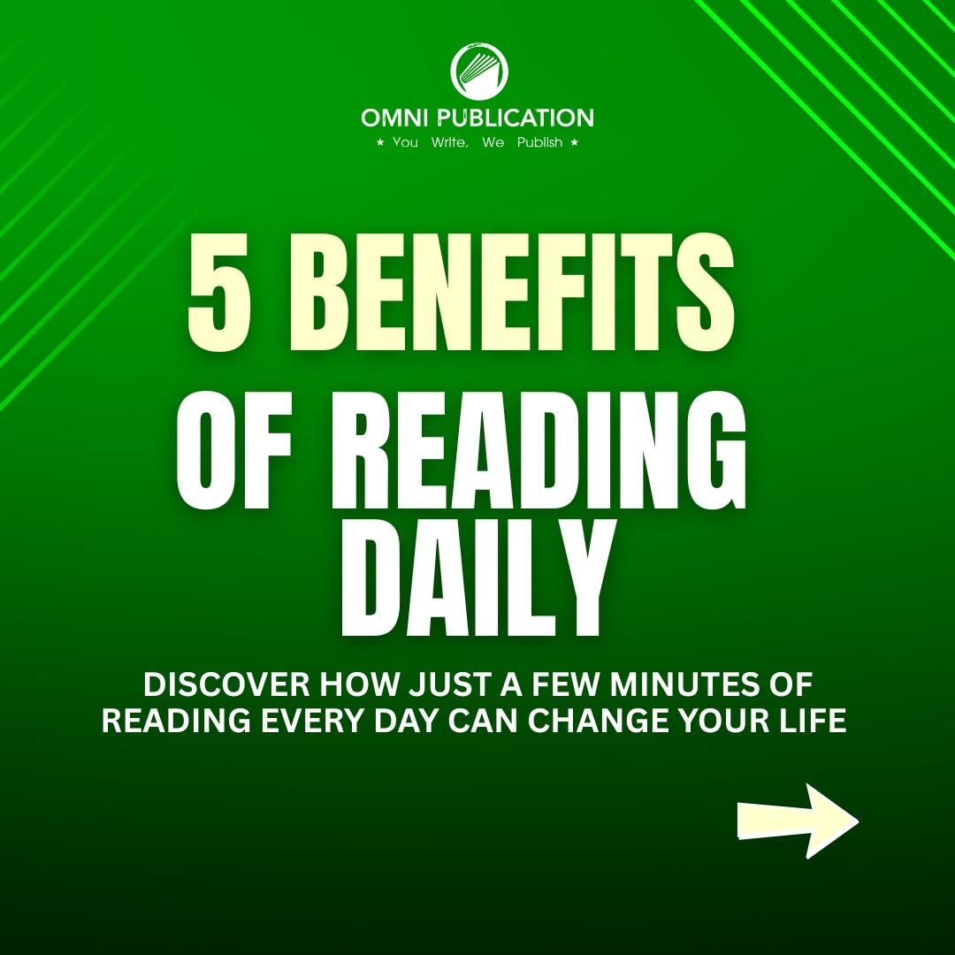 OMNI_Pub's tweet photo. 📚 𝟓 𝐁𝐞𝐧𝐞𝐟𝐢𝐭𝐬 𝐨𝐟 𝐑𝐞𝐚𝐝𝐢𝐧𝐠 𝐃𝐚𝐢𝐥𝐲:
1️⃣ Boosts Brain Power 🧠
2️⃣ Reduces Stress 💖
3️⃣ Enhances Knowledge 🎓
4️⃣ Improves Communication 💬
5️⃣ Sparks Creativity ✨
Start reading today &amp; transform your life! #ReadingDaily #BookLovers #MindGrowth #omnipublication https://t.co/BDr4OdWnG4