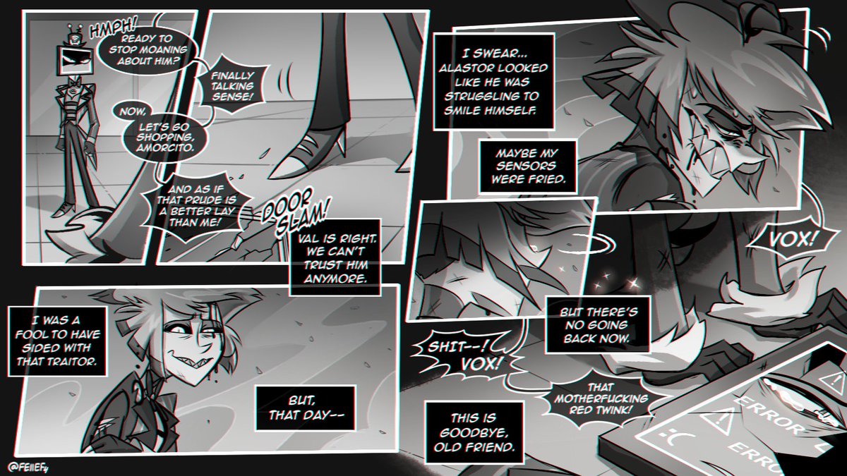 A Parting Gift 🎁 cont. (page 4/4) #HazbinHotelAlastor #HazbinHotelVox
