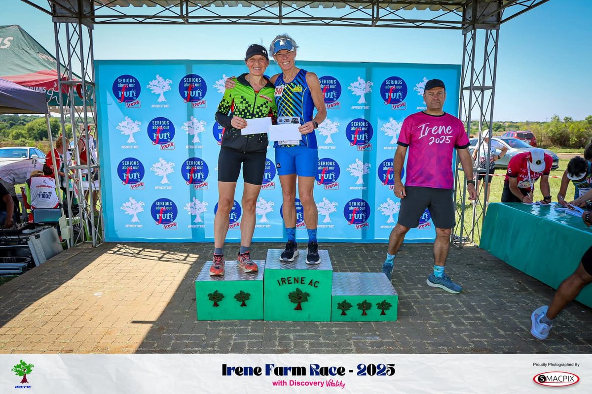 midrandstriders's tweet image. Another win for Sharon Newman 🏅🔥🏃‍♀️ 2nd Master at Irene farm 21km #HalfMarathon #IreneFarmRace