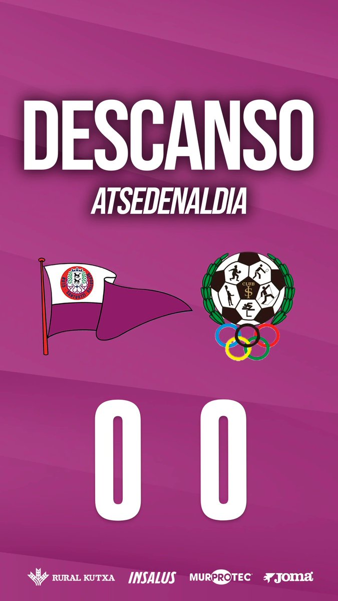 ATSEDENALDIA!

45' Santurtzi 0-0 <a href="/SANIGNACIOCD/">C.D. SAN IGNACIO</a>

#cdsanturtzike #santurtziliga #goazenmoreak