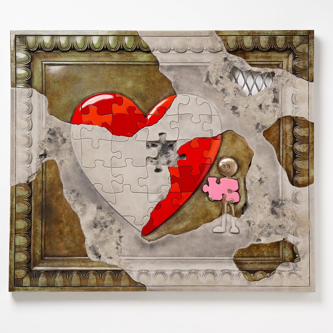 Artful_Explorer's tweet image. Which part of love is the hardest to piece together?

Trust?
Patience?
Timing?

This sculpture doesn’t answer that.
But it makes you stop and ask.

“Love Puzzle” by @kaiart

#LovePuzzle #KaiArt #ModernSculpture #ContemporarySculpture