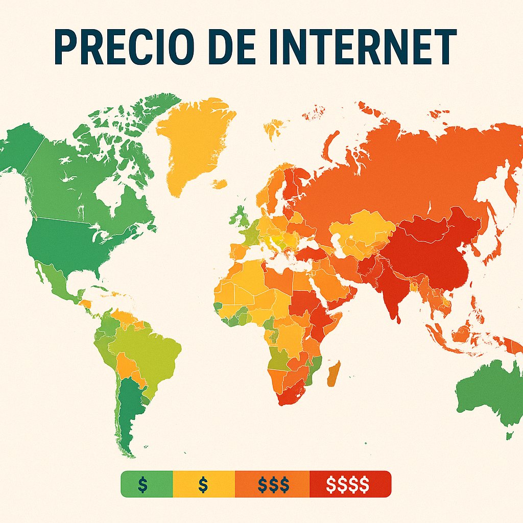 see4tech's tweet image. 🌍💻 La brecha digital es real! En Emiratos, altos precios por falta de competencia, mientras en Rumanía, la descentralización lo hace accesible. ¡Un vistazo a cómo el costo de Internet varía globalmente! #Internet #BrechaDigital #Tecnología