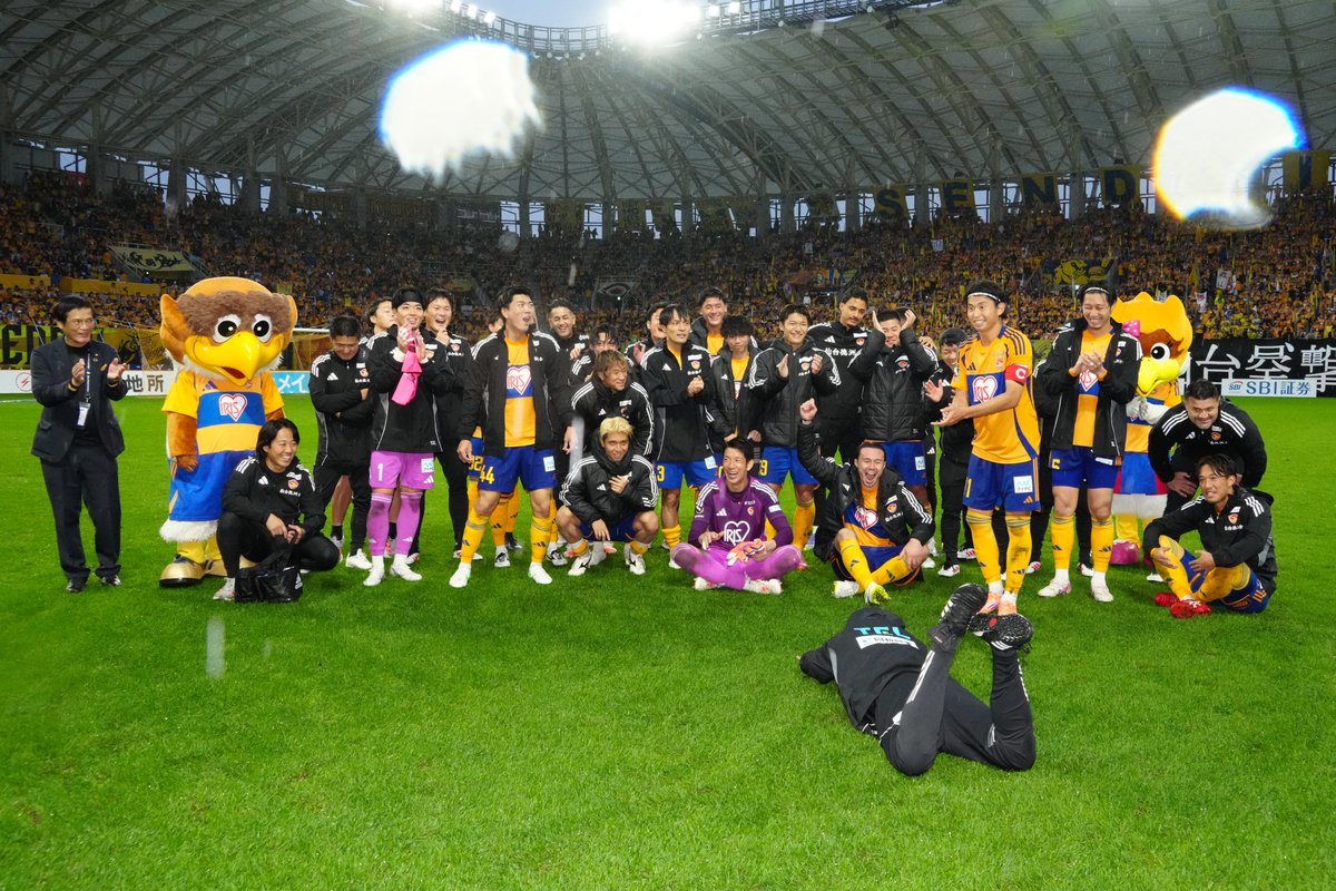 勝利の記念写真📸 #VEGALTA #PASSION_限界を超えろ #34鳥栖