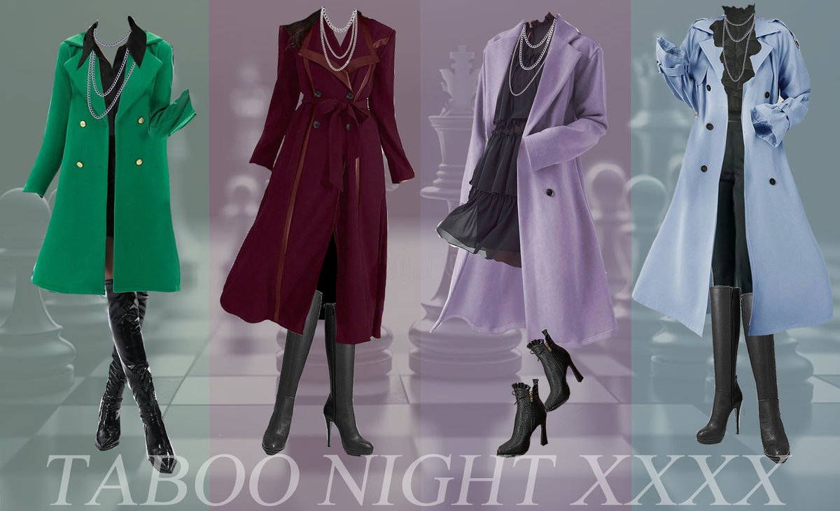 うたプリ/TABOO NIGHT XXXXの概念コーデ✨ 寒くなってきたのでロング