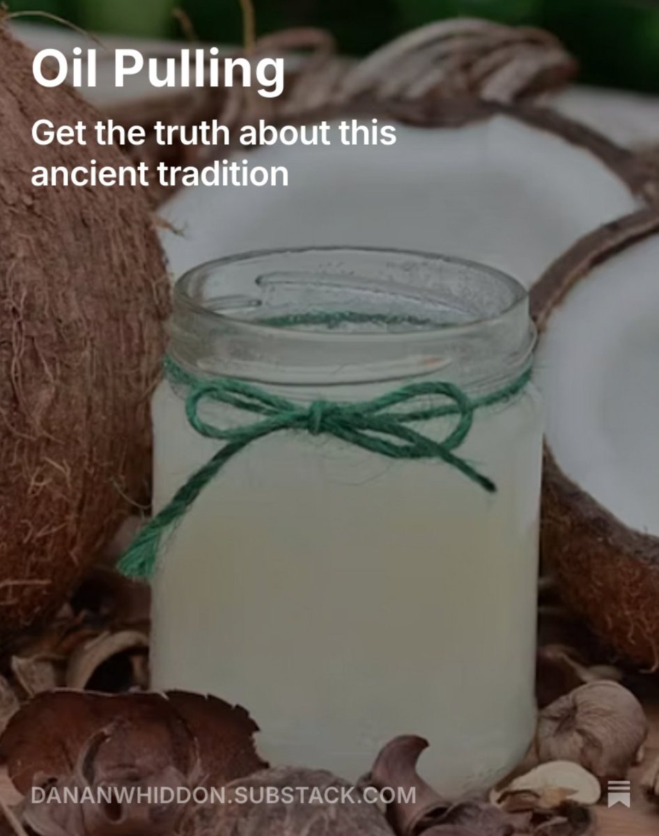 dananwhiddon's tweet photo. Here is some basic info on Oil Pulling and why it's helpful. Just one simple and cheap thing to add to your day to make your health better. #oilpulling
https://t.co/CBkI24pLK4 https://t.co/XF6lPe4g1E
