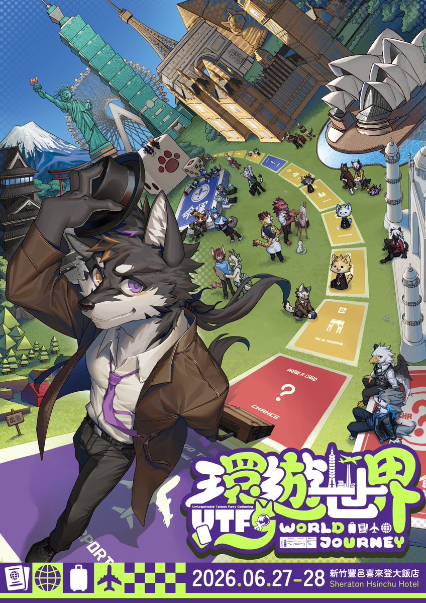 UTFG2026 ワールドジャーニー航路
2026年6月27日、正式就航！
​
イベント日程： 2026年6月27日(土) ～ 6月28日(日)
会場： シェラトン新竹ホテル
本航路は、数え切れない都市を眺め、世界中の名所を巡る旅をご提供いたします。
​
UTFG航空は、