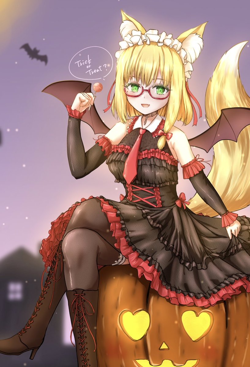 ながね しよう (@naganezuki) on Twitter photo 🦊「こものちゃんがあらわれた!」
コマンド
→お菓子を与えて手懐ける
→飴を奪って動揺させる
→おいそこのカボチャ、場所変われ💢
#ハロウィン2025 
#ハロウィンイラスト 🦊「こものちゃんがあらわれた!」
コマンド
→お菓子を与えて手懐ける
→飴を奪って動揺させる
→おいそこのカボチャ、場所変われ💢
#ハロウィン2025 
#ハロウィンイラスト