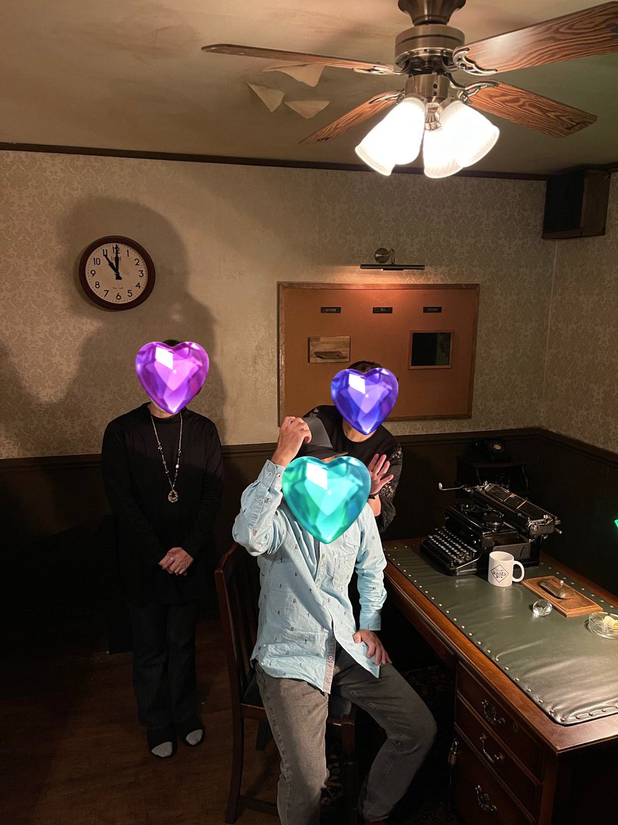 frozenraindrop's tweet image. #スタジオエスケープ　の　#欲望のダイヤモンド　が終わるとの事なので行って来ました。
4年振り2回目　上手い具合に忘れていたので結構楽しめました
世界観が私1番好き💕

ダイヤモンドの後の新しいプログラムの秘密もそっと教えてもらいました🤫

今ならポストカードとステッカーがもらえますよ🎵