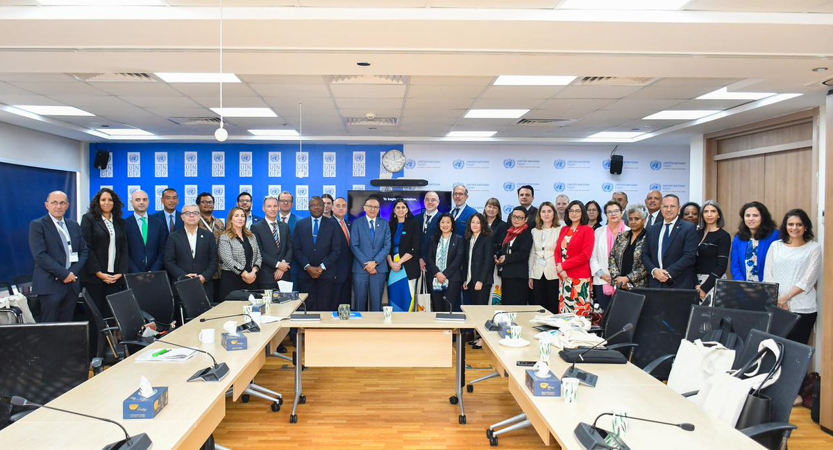 Day 1⃣of the visit kicked off with meetings in Cairo between the Executive Boards delegation &amp; <a href="/UN/">United Nations</a>
Egypt Team. Discussions focused on 🇪🇬’s development priorities &amp; the #UNSDCF 2023–2027, highlighting partnerships driving climate action, gender equality &amp; digital transformation.