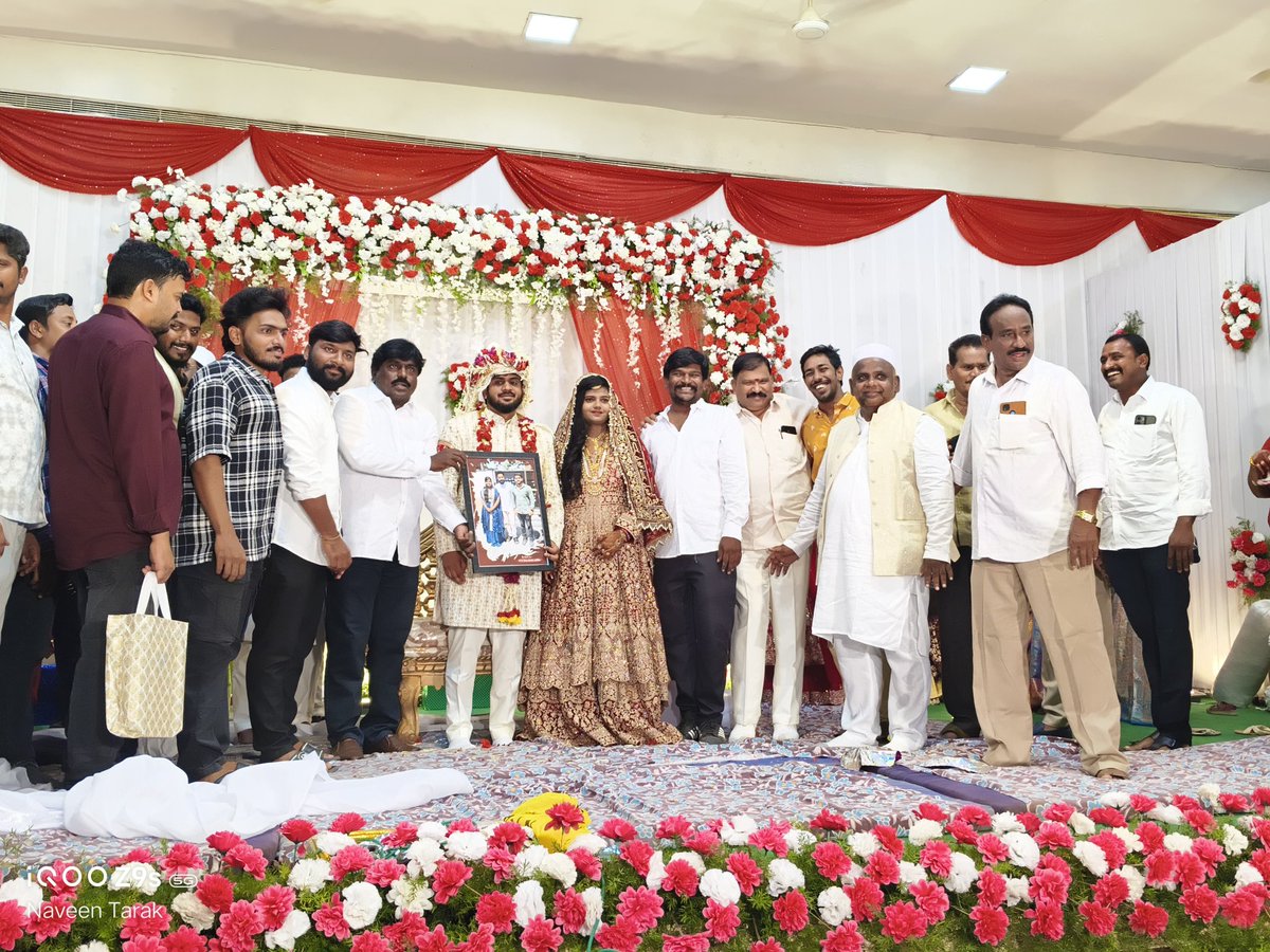 MujeebAhmed9999's tweet photo. Attended our @AnsarNtr bhai daughter marriage. And We congratulate to the happy couple! Here's to a lifetime of love. https://t.co/NCaJVMAHWB