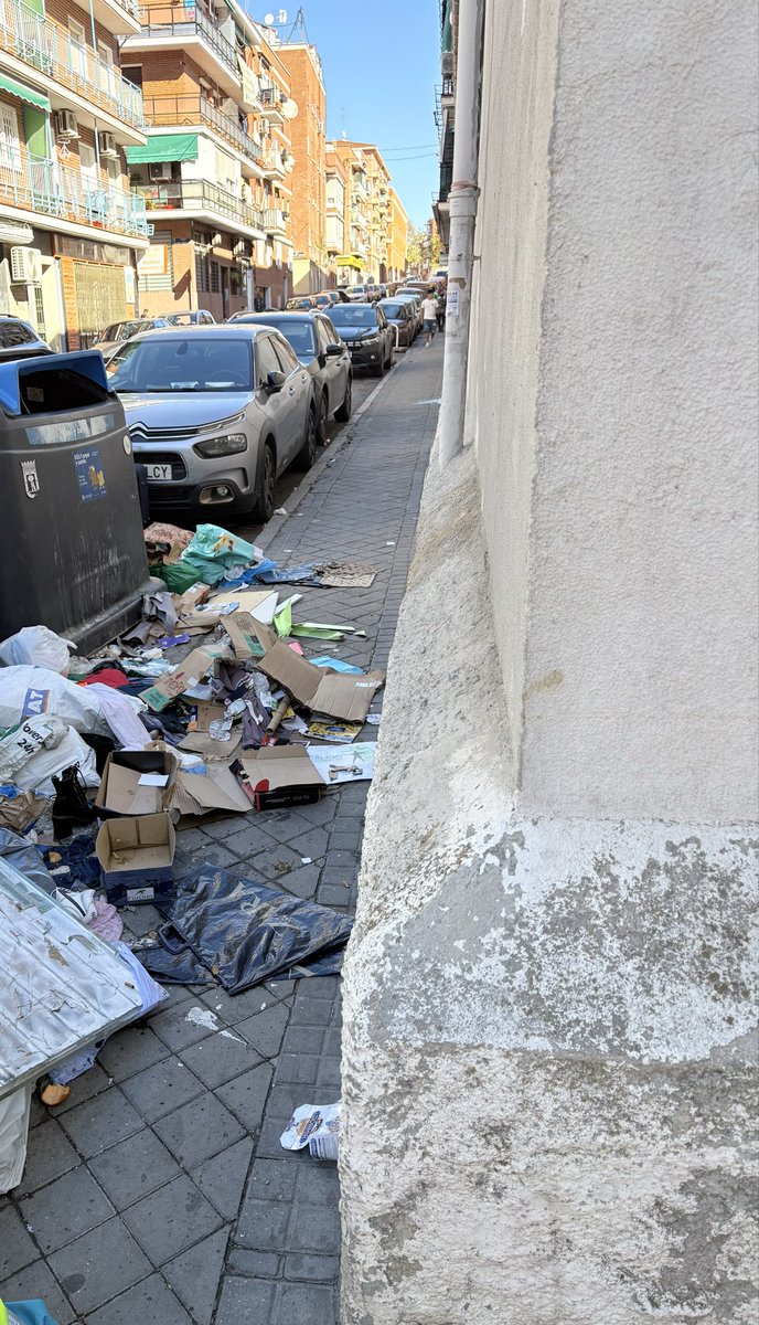 Esto no es cosa del <a href="/MADRID/">Ayuntamiento Madrid</a>  es cosa de la degradación continua del barrio y del poco civismo de los vecinos. Multas ya!!