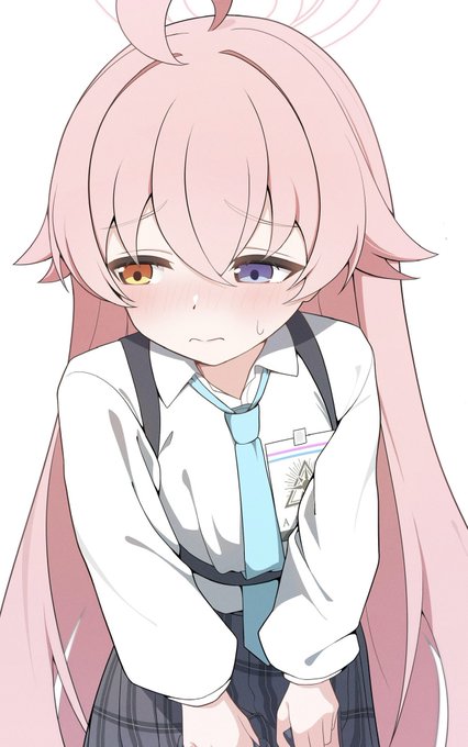 ホシノ「パ○ツがよごれちゃって...///」 #ブルアカ ※前回イラストの続きです