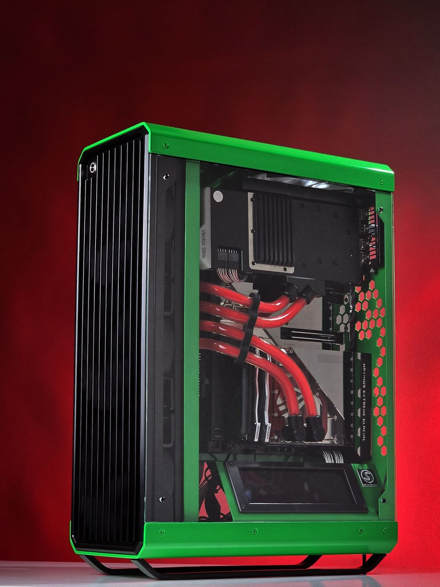 neSSaSSPCmods's tweet image. Green Beast - Scratch PC LC build
Video: youtu.be/zpoTsDfnVnE

SSMods custom case
Asus ROG Z690 Extreme GLACIAL
Asus THOR 850 PII
Asus RX 5700xt
Intel i7 12700k
Viper XTREME 5 MPower DDR5
Viper PV592 2Tb
EK LM Tek  liquid cooling 

@ASUS @ASUS_ROG  @EKbyLMTEK  @IntelGaming
