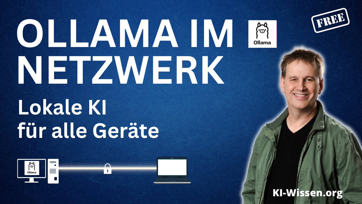 Deine lokale KI überall nutzen – ohne Cloud! 🌐
In meinem neuen Video zeige ich, wie du #Ollama + Open WebUI mit #Tailscale (VPN) im Netzwerk freigibst.
➡️ Jetzt anschauen: youtu.be/EYBGCkLB7Yk?si…