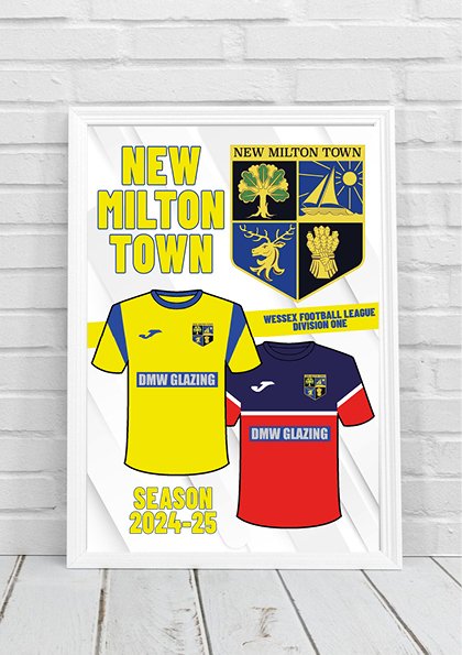 Looking for something unusual for a Christmas present?
Get in touch about a bespoke print in your team's colours, no matter what level you play at.