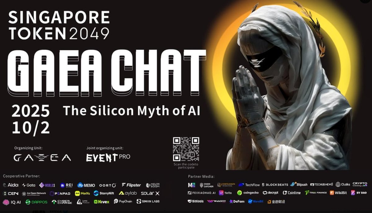 Throwback earlier this month <a href="/aigaealabs/">GAEA</a> featured on <a href="/token2049/">TOKEN2049</a> . Congrat's teamm
#GAEA