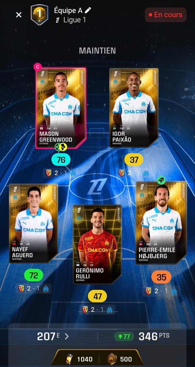 <a href="/Sorare/">Sorare</a> <a href="/soraresupport/">Sorare Support</a> pourquoi le sauvetage sur la ligne de Rulli n'a pas été pris en compte ?

Il fait un double arrêt sur sa ligne face a Lens 🤔

#Sorare