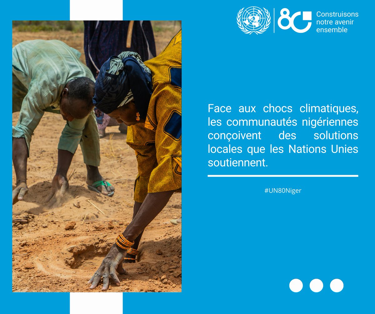 #UN80: Prévenir, accompagner, restaurer : des actions pour garantir la sécurité alimentaire des communautés.

#UN80Niger #OneUN #RanarUN