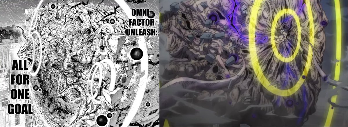 Promithean11's tweet image. MHA S8 EP4 manga vs anime