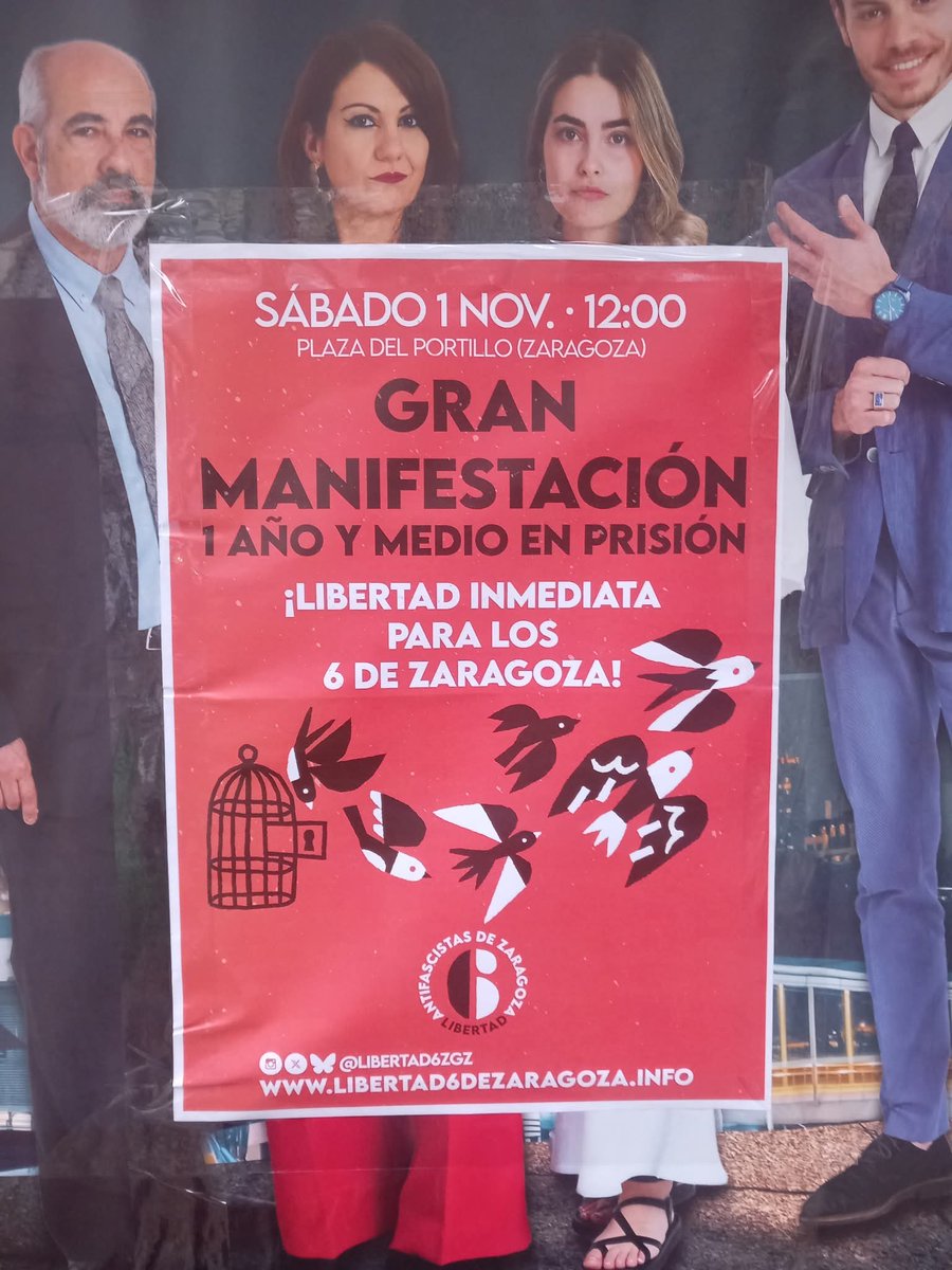 Nos quedan 2 presos. Las 6 de La Suiza llevan 120 días durmiendo en prisión por la posición del fiscal/gobierno de progreso, 3 de Navalcarnero condenados a 5 años...