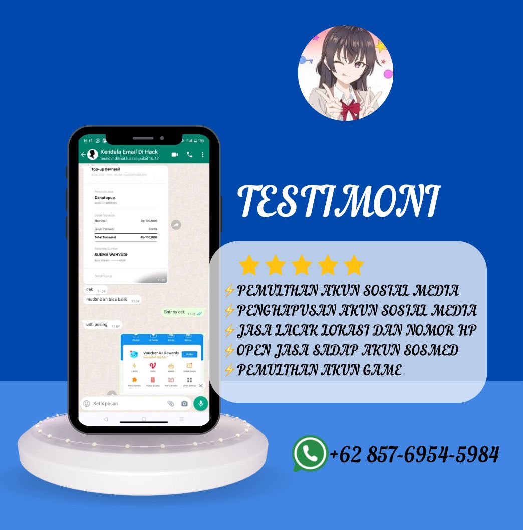 yuliaunblock's tweet image. OPEN JASA HACK • JASA PEMULIHAN AKUN & RECOVERY AKUN
💗 AKUN LUPA PASWORD/KE HACK
💗 JASA SADAP WA 
💗 JASA HAPUS AKUN 
💗 JASA LACAK LOKASI/PEMULIHAN AKUN,EMAIL,INSTAGRAM,FACEBOOK,
TWITER,TIKTOK DLL
Fast proses, Full testi & Trusted‼️
wa.me/6285769545984