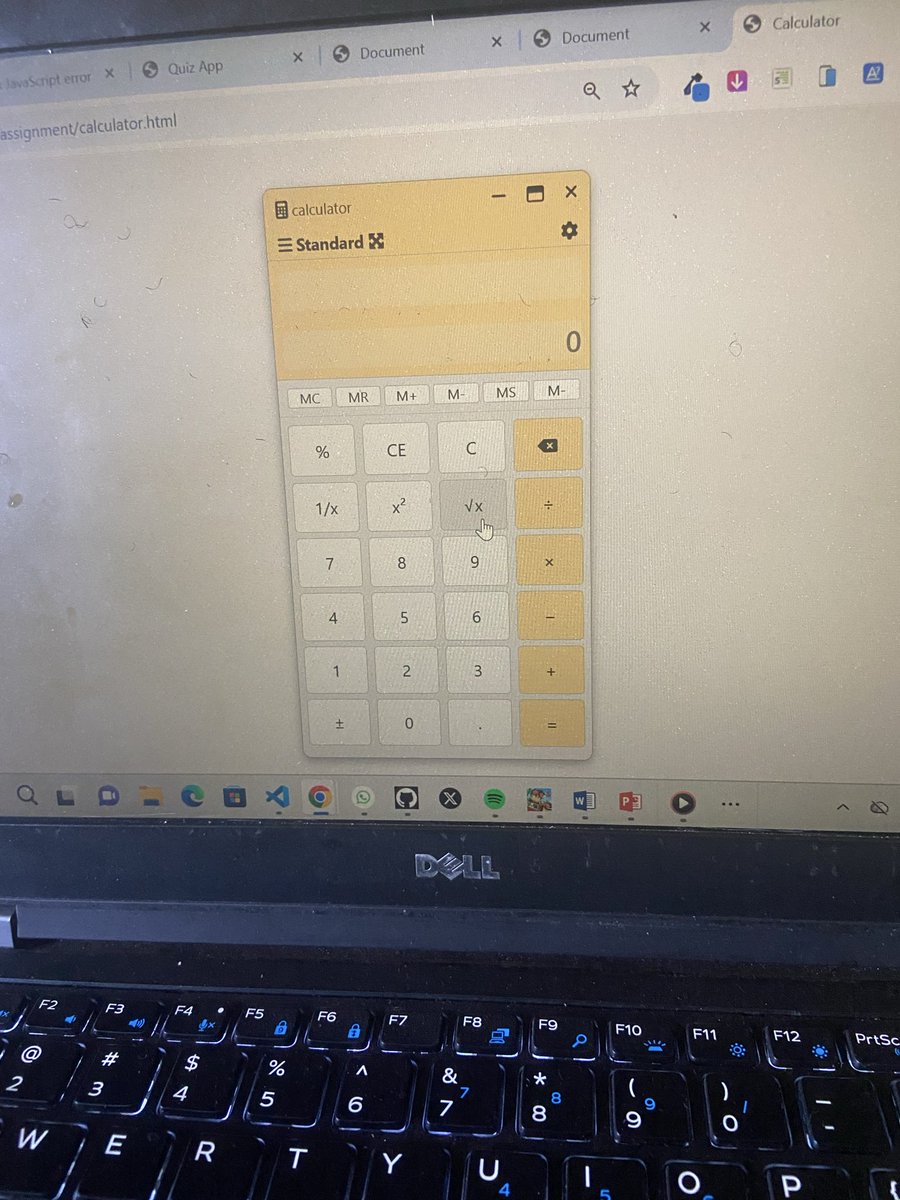 _TechSage's tweet image. Every small project counts from console.log to creation 😅💻 Just built my own stylish calculator using HTML, CSS, and JavaScript! 🧮 Not just calculating numbers, but calculating progress 💪 One step closer to mastering front-end development 🚀 #WebDev #JavaScript #CodingJourney