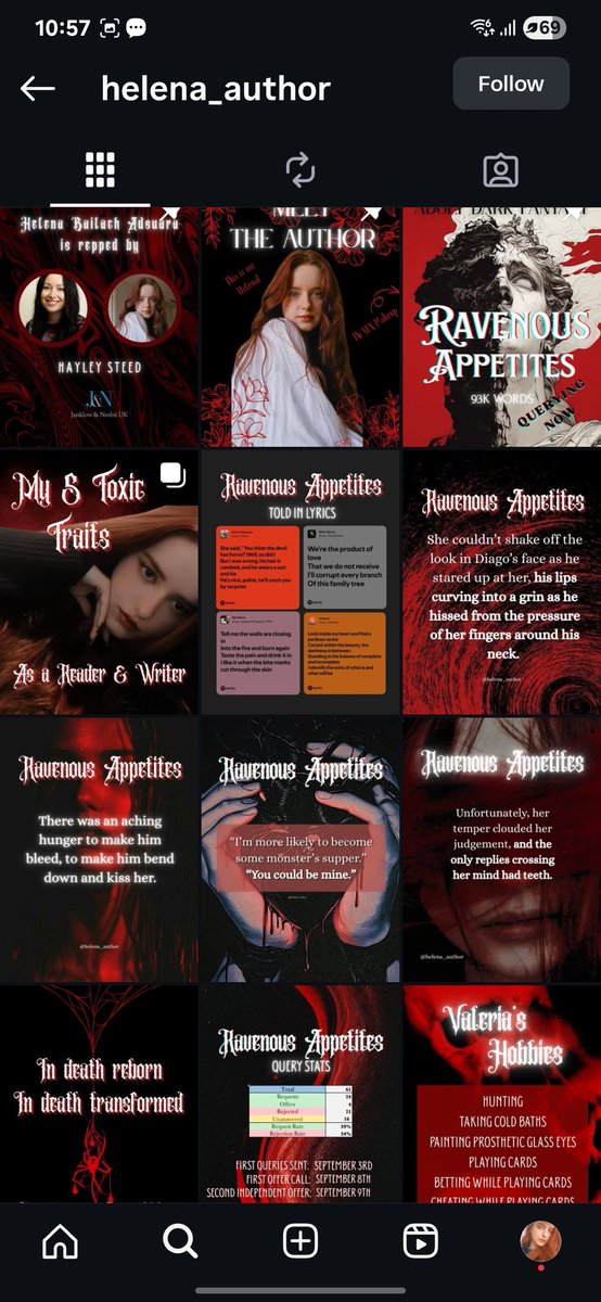 If we haven't connected already on the 📷 app, drop your username! Mine is also helena_author over there