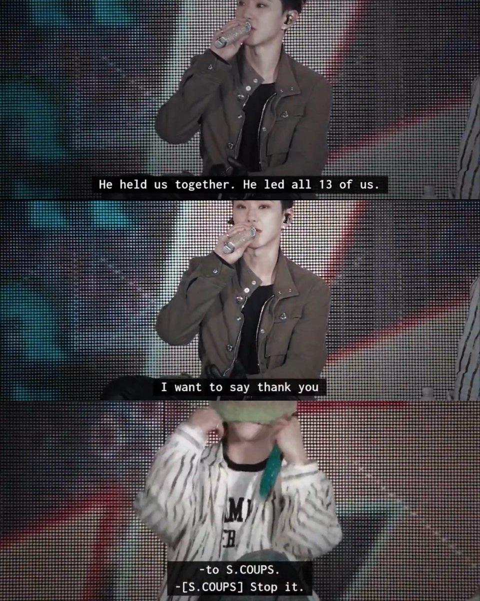 sounds_of_cheol's tweet image. "he held us together. he led all 13 of us. thank you scoups"