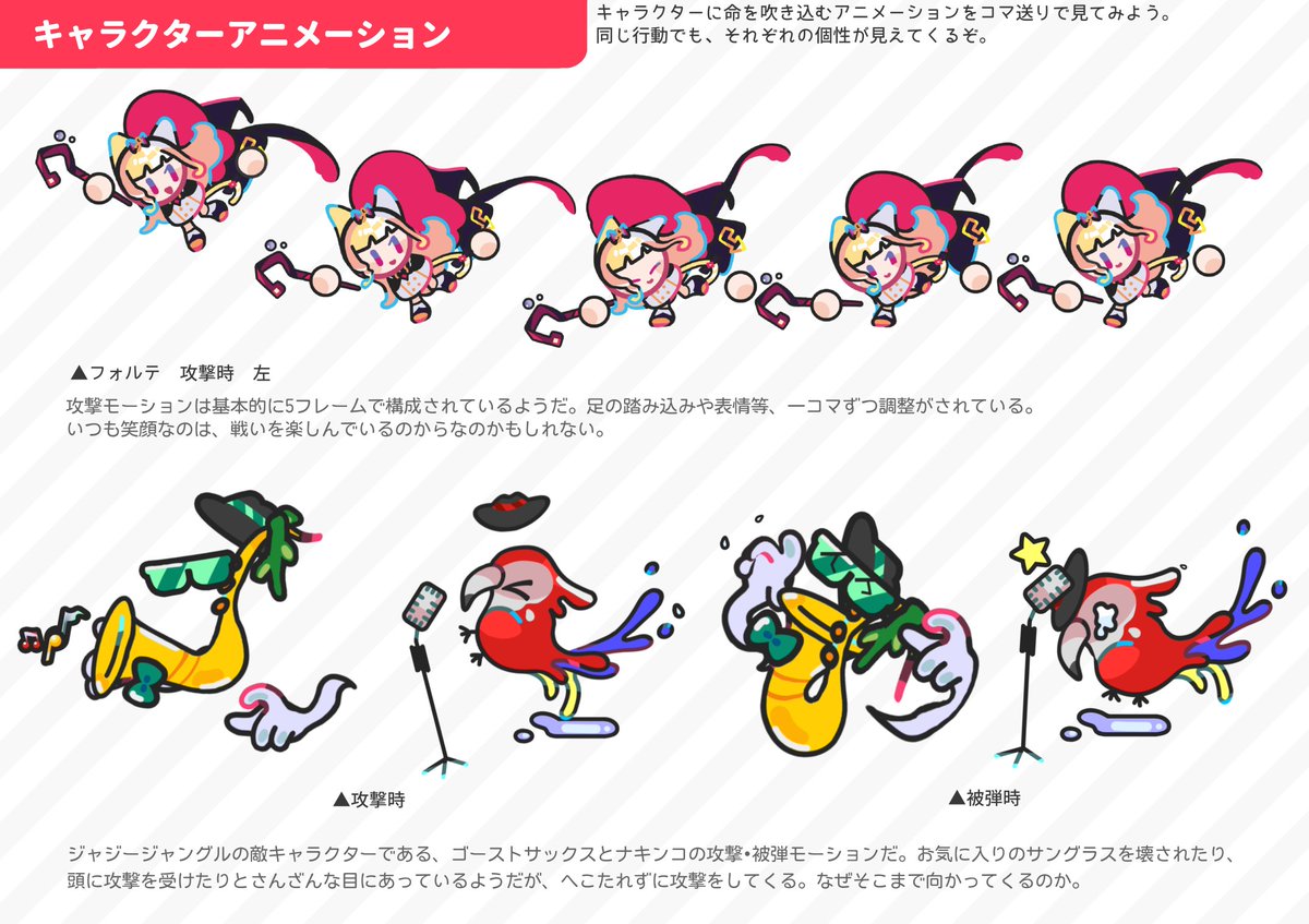 beatspeller's tweet image. 芸祭最終日も無事終了いたしました！🥳
一昨日、昨日も投稿した設定資料集の残りを公開します✨
また、今日でフォロワーが100人を突破いたしました！応援ありがとうございます🙇🙇🙇

#ゲーム制作