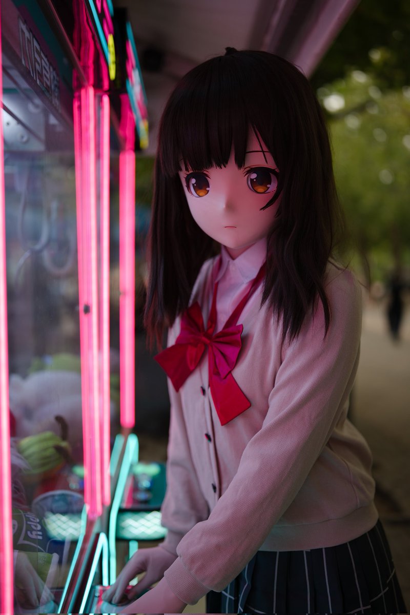 抓娃娃机前的沙优

📷：<a href="/Ehcupanres/">K</a>
#kigurumi #おぎわらさゆ