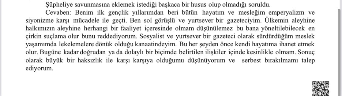 Merdan Yanardağ ifadesinden…