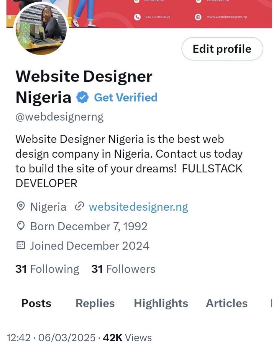 webdesignerng's tweet image. 6th March 2025               26th October 2025