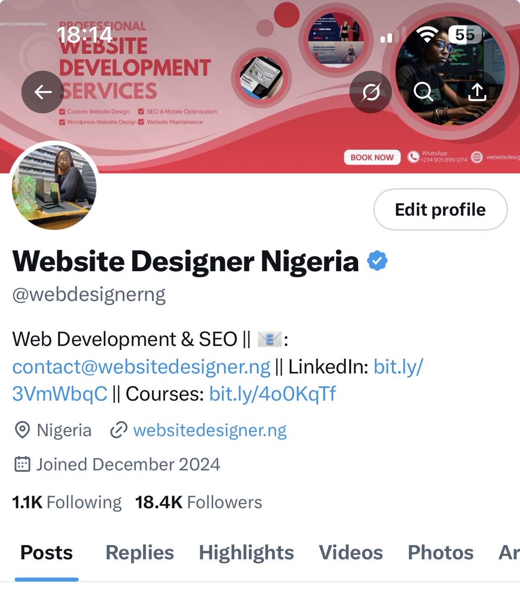 webdesignerng's tweet image. 6th March 2025               26th October 2025