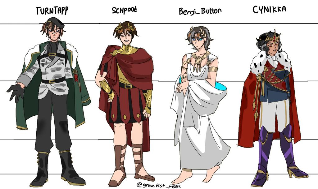 greatest_f00l's tweet photo. Part 2! With island 1 leaders #statesmp #statesmpfanart #turntapp #schpood #benji_button #cynikka https://t.co/MlYcA2kpdz