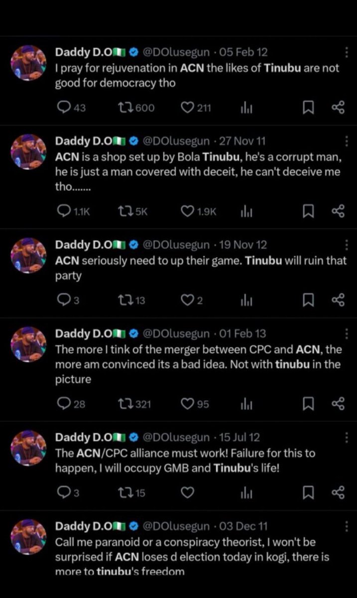 A Bwala who called PBAT an Incompetent Lagos Governor/Certificate forger got a Presidential Job before you?

Reno who called Tinubu a Drvg Lord is today being ferried around in SUVs sponsored by Presidency

And you’re suddenly realizing you’re just a Pawn more than 2 Years later?