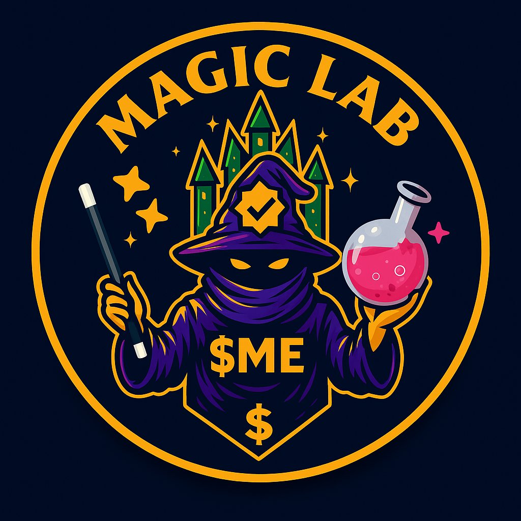 MrR57625400's tweet image. 🔥 MAGIC LAB BADGE SHOWDOWN! 🔥
Think you’ve got the magic touch? 🧙‍♂️✨
Join the competition and show off your most creative badge design!
The one with the most powerful, eye-catching badge earns the title of Master of Magic Lab! 🪄💰
#MagicLabBadge #BadgeBattle #MagicDesign
$ME
