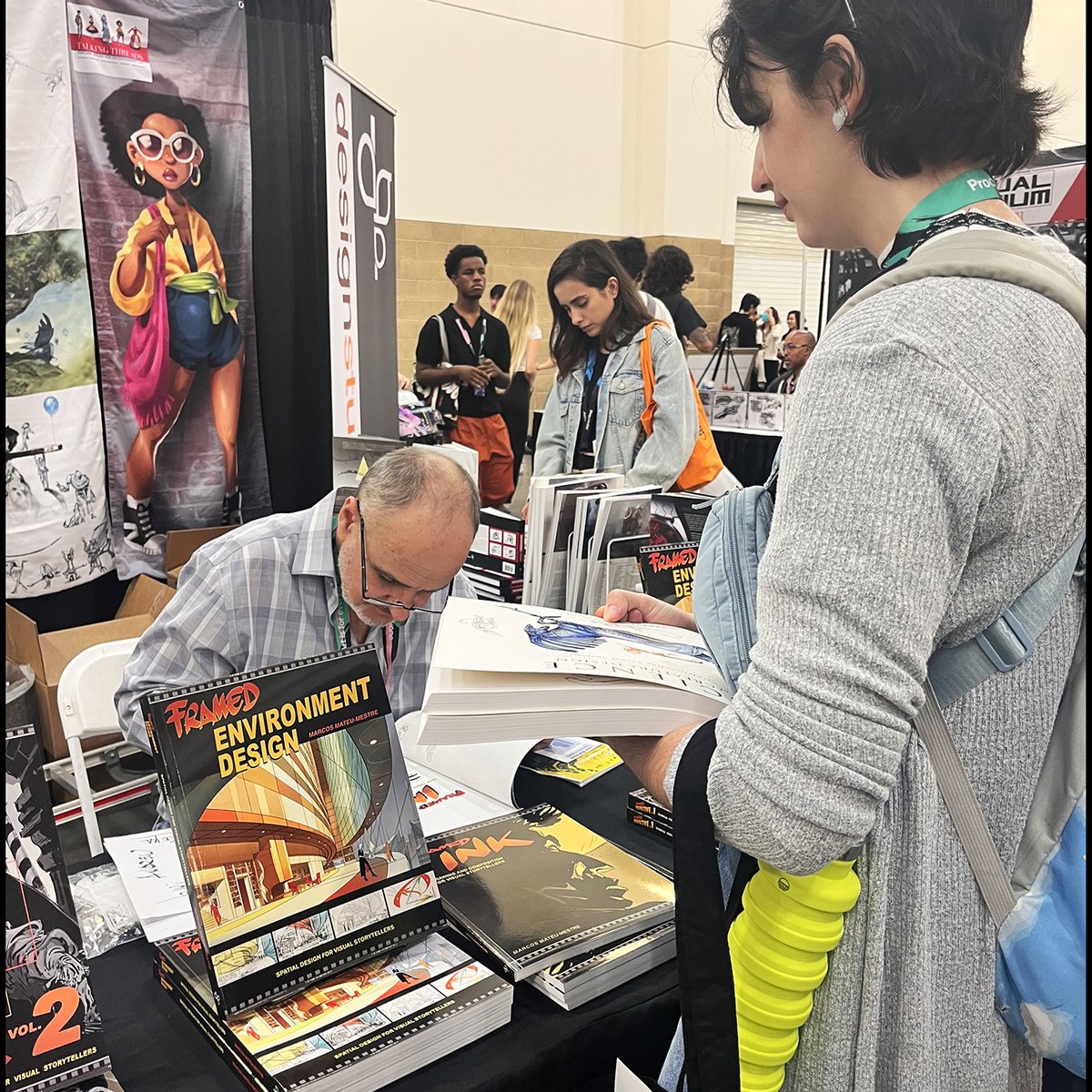 marcosmateum's tweet image. Great time at @lightboxexpo yesterday! Signing books, chatting about art and other things in wonderful company. Thank you to everyone who attended and dropped by @designstudiopress booth, It really was a pleasure meeting and talking to you all! #lightbox #marcosmateumestre