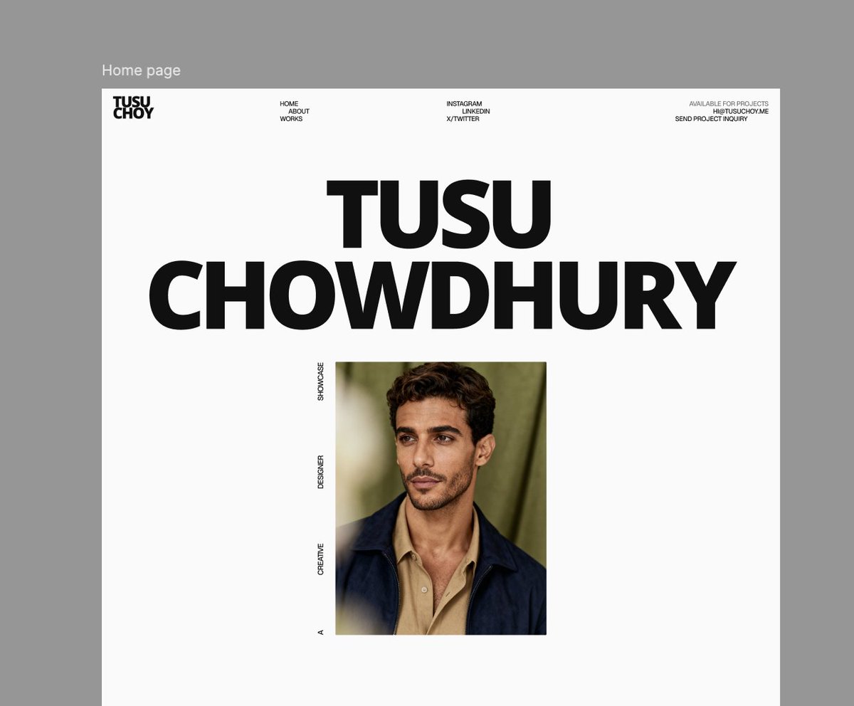 Header/Creative Designer Portfolio