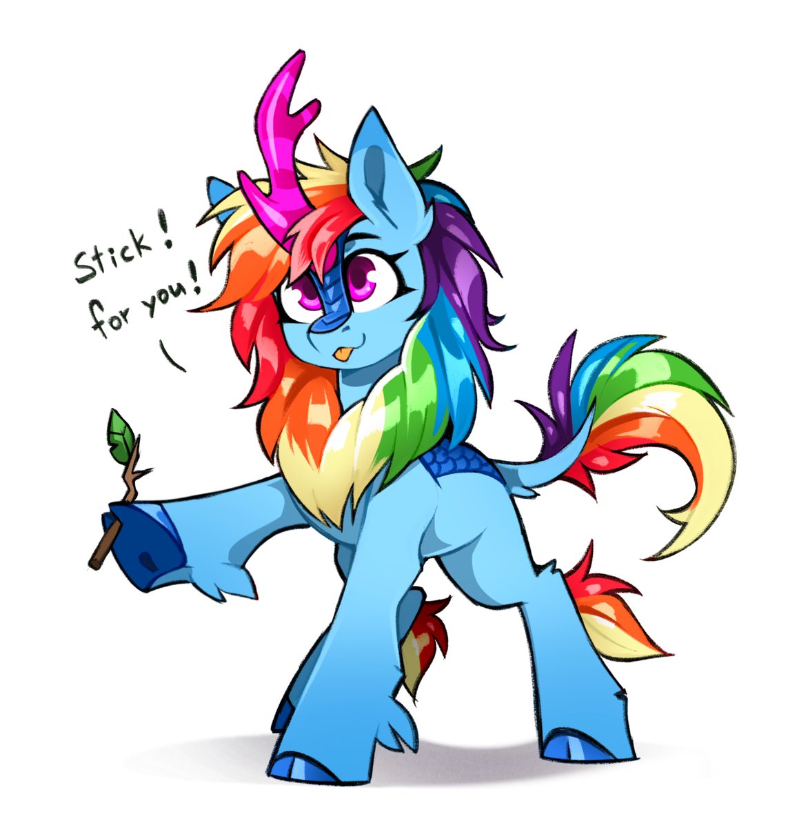 Will you take her stick?

#mlp #pony #RainbowDash