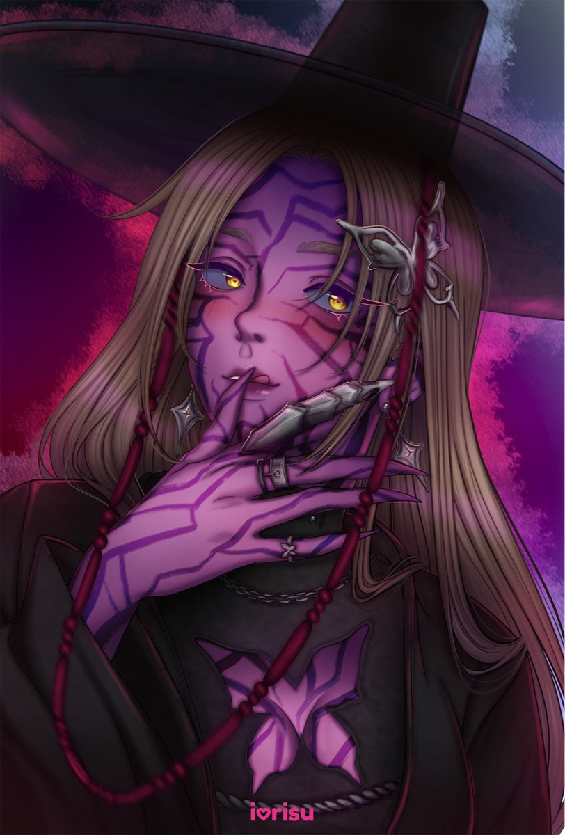 heralyse's tweet photo. you gave me your heart, now I’m here for your soul 🖤 

🎨: iorisu https://t.co/VYrr4wjz5V