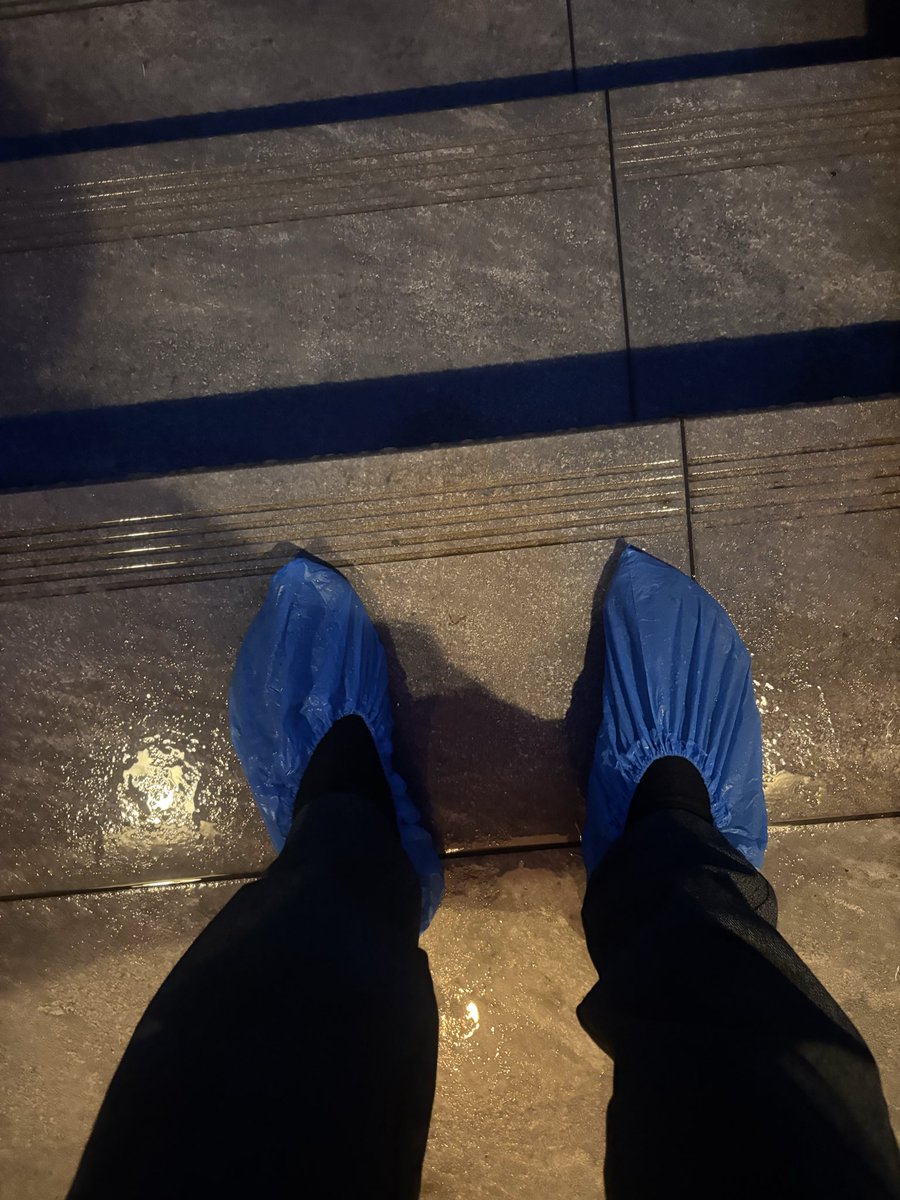 Hvem fanden stjæler sko?
Først blev mine valgplakater ødelagt.
Så blev mine sko stjålet i svømmehallen.
Det blev en kold cykeltur hjem i blå plastikdutter, som den søde ekspedient lånte mig.

Hvis det her er begyndelsen af valgkampen, tør jeg næsten ikke tænke på slutspurten.