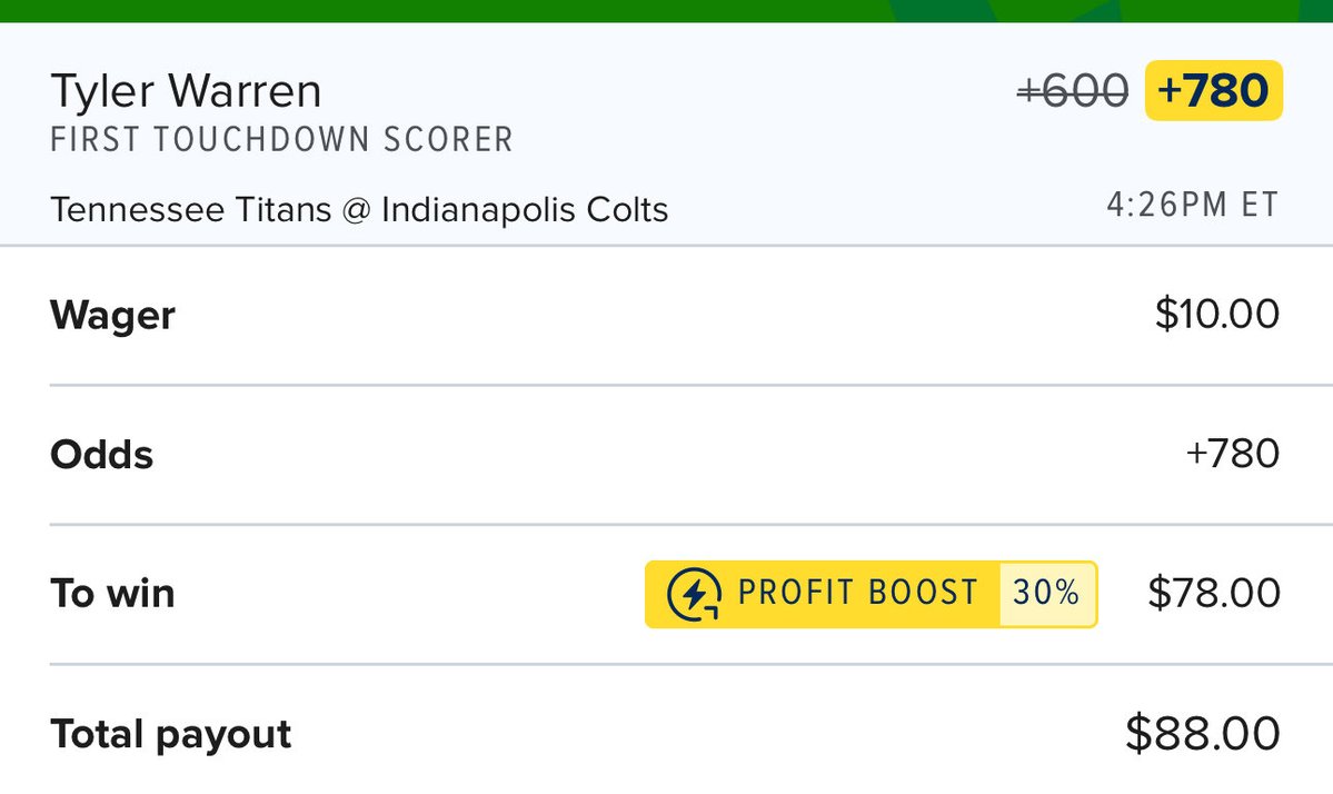 NFLFirstScore's tweet image. 📈 First TD Boooosts📈

Keeping it simple today for the two boosts, let’s get it!